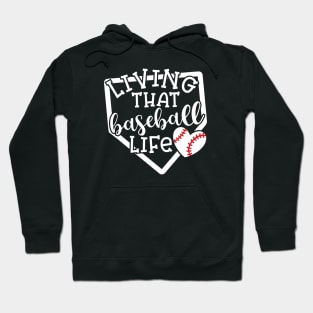 Living That Baseball Life Mom Coach Hoodie